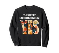 The Great United Kingdom YES Patriotic British Culture ICONS Sweatshirt