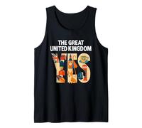 The Great United Kingdom YES Patriotic British Culture Icons Tank Top