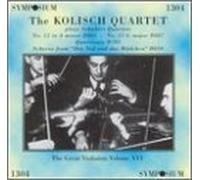 The Great Violinists Vol 15 - The Kolisch Quartet plays Schubert By Franz Schubert (Composer),Kolisch Quartet (Vocals) (2001-12-03)