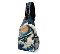 The Great Wa1ve Classic Chest Bag Sling Bags Hiking