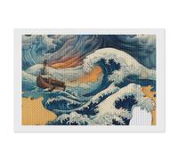 The Great Wa1ve Diamond Art Painting Picture Crafts