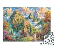 The Great Wall_ China 1000 Piece Impossible Puzzle for Adults - Challenging Jigsaw Puzzles, Family Activity & Game Gift 70x50cm/1000pcs