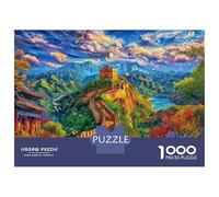 The Great Wall_ China 1000 Piece Jigsaw Puzzle for Adults And Kids-Challenging Puzzle Game,Home Decoration & Family Fun 38x26cm/1000pcs