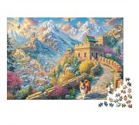 The Great Wall_ China 1000 Piece Jigsaw Puzzle for Adults And Kids-Challenging Puzzle Game,Home Decoration & Family Fun 52x38cm/1000pcs
