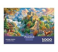 The Great Wall_ China 1000 Pieces Jigsaw Puzzle for Adults. Difficult Puzzle, Game Challenge Toy, Home Decoration 52x38cm/1000pcs