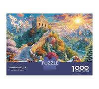 The Great Wall_ China 1000 Pieces Jigsaw Puzzle for Adults. Difficult Puzzle, Game Challenge Toy, Home Decoration 70x50cm/1000pcs