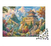 The Great Wall_ China Jigsaw Puzzle for Adults And Teenagers, Impossible 1000 Piece Puzzle,Family Fun Activity, Challenging Puzzle Game 70x50cm/1000pcs