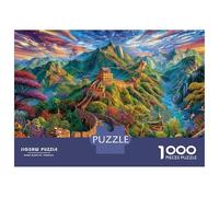 The Great Wall_ China Puzzle 1000 Pcs Impossible Jigsaw Puzzle, Challenge Puzzle for Adults & for Age 14 And Up 38x26cm/1000pcs