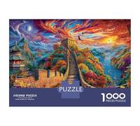 The Great Wall_ China Puzzle 1000 Pcs Impossible Jigsaw Puzzle, Challenge Puzzle for Adults & for Age 14 And Up 38x26cm/1000pcs