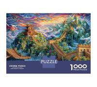 The Great Wall_ China Puzzle 1000 Pcs Impossible Jigsaw Puzzle, Challenge Puzzle for Adults & for Age 14 And Up 70x50cm/1000pcs