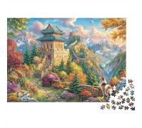 The Great Wall_ China Puzzle 1000 Piece, Impossible Jigsaw Puzzles for Adults, Puzzle Family Activity Puzzles 52x38cm/1000pcs