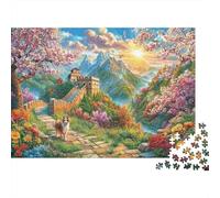 The Great Wall_ China Puzzle 1000 Piece, Impossible Jigsaw Puzzles for Adults, Puzzle Family Activity Puzzles 38x26cm/1000pcs