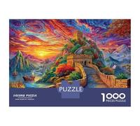 The Great Wall_ China Puzzle 1000 Piece, Impossible Jigsaw Puzzles for Adults, Puzzle Family Activity Puzzles 38x26cm/1000pcs