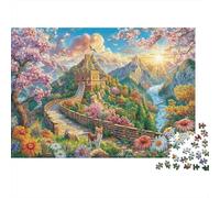 The Great Wall_ China Puzzle 1000 Piece, Impossible Jigsaw Puzzles for Adults, Puzzle Family Activity Puzzles 52x38cm/1000pcs