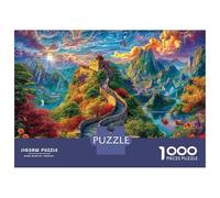 The Great Wall_ China Puzzle 1000 Piece, Jigsaw Puzzle Challenge Eco-friendly Paper Puzzle for Adults & for Age 14 And Up 38x26cm/1000pcs