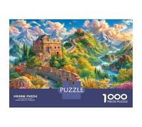 The Great Wall_ China Puzzle 1000 Piece, Jigsaw Puzzle Challenge Eco-friendly Paper Puzzle for Adults & for Age 14 And Up 70x50cm/1000pcs