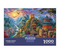 The Great Wall_ China Puzzle 1000 Pieces, Whimsical Challenge Toy Jigsaw Puzzles for Adults And Kids Age 14 Years Up 38x26cm/1000pcs