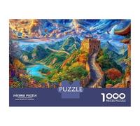 The Great Wall_ China Puzzle 1000 Pieces, Whimsical Challenge Toy Jigsaw Puzzles for Adults And Kids Age 14 Years Up 70x50cm/1000pcs