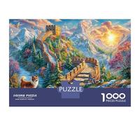 The Great Wall_ China Puzzles 1000 Piece. Impossible Puzzles Challenge Toy for Adults& Kids Age 14 Years Up 38x26cm/1000pcs