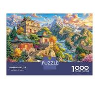 The Great Wall_ China Puzzles 1000 Piece. Impossible Puzzles Challenge Toy for Adults& Kids Age 14 Years Up 70x50cm/1000pcs
