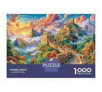 The Great Wall_ China Puzzles 1000 Piece. Impossible Puzzles Challenge Toy for Adults& Kids Age 14 Years Up 52x38cm/1000pcs