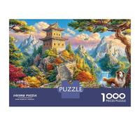 The Great Wall_ China Puzzles 1000 Piece. Impossible Puzzles Challenge Toy for Adults& Kids Age 14 Years Up 52x38cm/1000pcs