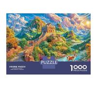 The Great Wall_ China Puzzles 1000 Piece. Impossible Puzzles Challenge Toy for Adults& Kids Age 14 Years Up 70x50cm/1000pcs