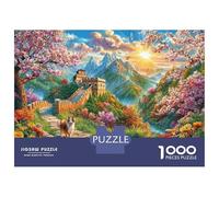 The Great Wall_ China Puzzles 1000 Piece. Impossible Puzzles Challenge Toy for Adults& Kids Age 14 Years Up 52x38cm/1000pcs