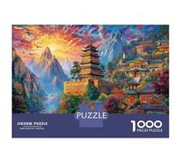 The Great Wall_ China Puzzles 1000 Piece. Impossible Puzzles Challenge Toy for Adults& Kids Age 14 Years Up 38x26cm/1000pcs