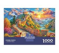 The Great Wall_ China Puzzles 1000 Piece. Impossible Puzzles Challenge Toy for Adults& Kids Age 14 Years Up 52x38cm/1000pcs