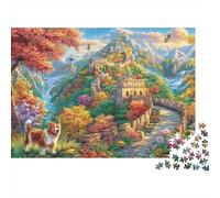 The Great Wall_ China Puzzles 1000 Piece. Impossible Puzzles Challenge Toy for Adults& Kids Age 14 Years Up 52x38cm/1000pcs