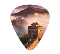 the Great Wall Guitar picks in thin, medium, and thick sizes, 12-piece set, suitable for electric guitar and various instruments
