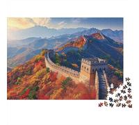 The Great Wall of China 1000pcs (75x50cm) Erwachsenenpuzzle - Ancient Architecture Erwachsenenpuzzle DIY-Puzzlespielzeug