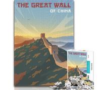 The Great Wall of China JigsawPuzzle 1000 Pieces for Adults,Challenging To Complete But Fun And Humorous Unique Home Decor And Gifts 38x26cm
