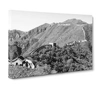 The Great Wall of China No.5 Modern Canvas Wall Art Print Ready to Hang, Framed Picture for Living Room Bedroom Home Office Décor, 30x20 Inch (76x50 cm)
