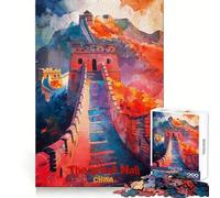 The Great Wall of China Puzzles for Adults 1000 Pieces Brain Challenge Toy Calm Mind Clear Cut Art Collection Piece (50x75cm)