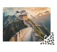 The Great Wall of China,Rätsel Für Erwachsene 1000pcs (75x50cm),Herausforderungsspiele Ancient Architecture