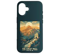 The Great Wall Of China Retro Vintage Travel Souvenir Case for iPhone 16