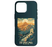 The Great Wall Of China Retro Vintage Travel Souvenir Case for iPhone 16 Pro Max