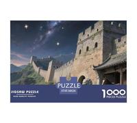 The Great Wall Puzzle for Adults 1000 Piece Landmark Building Fun Game High Difficulty with Letters on Back Home Decoration Beautiful 38x26cm/1000pcs