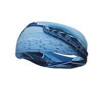 The Great Wall Sports Sweatband, Unisex Headbands for Men and Women,Stretchy, Breathable, and Moisture-Wicking
