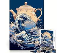 The Great Wave 1000 Piece Jigsaw Puzzles for Adults Jigsaw Thought Toy Indoor Fun Accurate Edge Art Collectible (38x26cm)