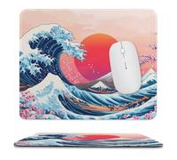 The Great Wave Cherry1 Flower Sun Mouse Mat 20x24/25x30cm Mousepad