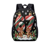The Great Wave Fishing Backpack - Angler-Core Ukiyo-e Inspired Daypack - 17 Inch Large Capacity Travel Rucksack for Outdoor Enthusiasts