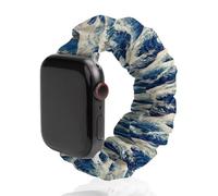 The Great Wave Funny Stretch Bands Compatible with IWatch Replacement Smart Watch Strap