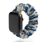 The Great Wave Funny Stretch Bands Compatible with IWatch Replacement Smart Watch Strap