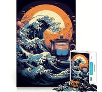 The Great Wave Jigsaw Puzzle for Teenagers 1000 Pieces Cognitive Toy Quiet Hobby Premium Edge (50x75cm)