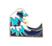 The Great Wave Kanagawa Art Enamel Pin Badge Japanese Iconic Collectible Design