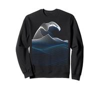 The Great Wave of Music Hokusai off Kanagawa Japanese Art Sweatshirt