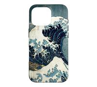 The Great Wave off Kanagawa and Pirate Ship Japanese vintage Case for iPhone 16 Pro